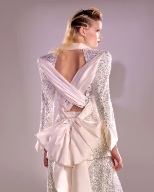 Alternative view of Paillette Open Back Jacket