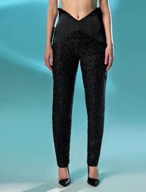 Shimmery Black Pants