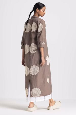 Alternative view of Cedar wave embroidered Jacket & Dress