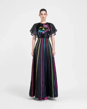 Butterfly Sleeves Dress