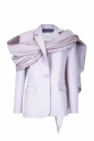 Alternative view of Lila Jacket with Chic Draped Panel