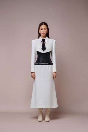 Tullia-Cut-out Corset Dress