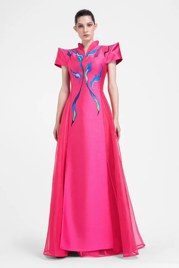 Azalea Hot Pink Dress - Image 4