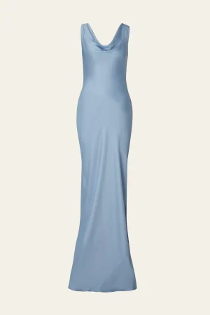 Leah Dusty Blue Dress
