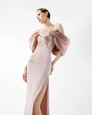 Alternative view of Metallic Blush Gown