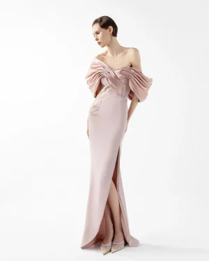 Metallic Blush Gown