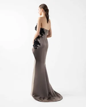 Alternative view of Dual-Tone Cream Gown