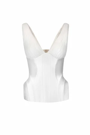 Alternative view of Mikado Piqué Top