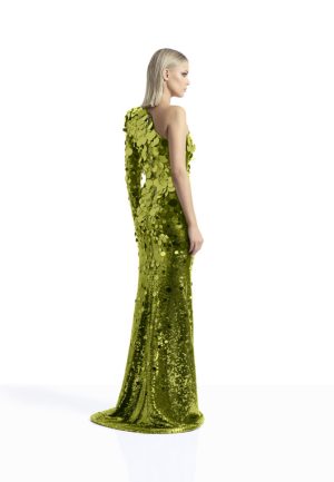 Alternative view of The Shimmer is a Prism Lime Gown
