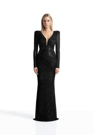 The Bloom 2 Way Black/Black Gown