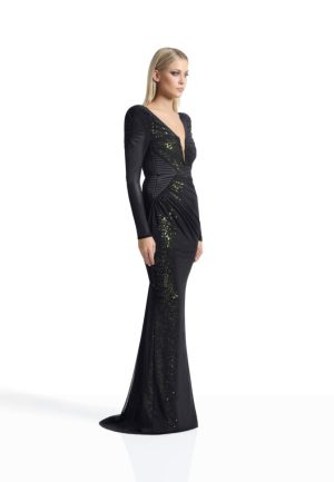 Alternative view of The Bloom 2 Way Black/Lime Gown
