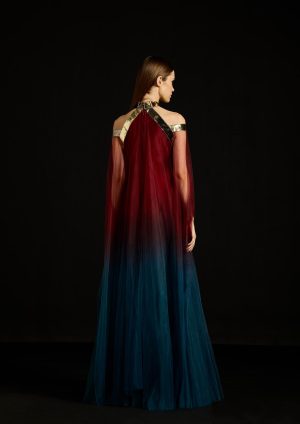 Alternative view of Halter Tulle Kaftan
