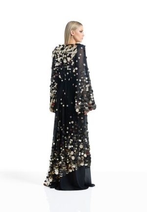 Alternative view of Dream of Light Black/Gold Gown