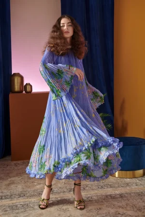 Alternative view of Earth Dress Blue