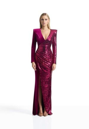 Perfume Exotico Sequin Gown