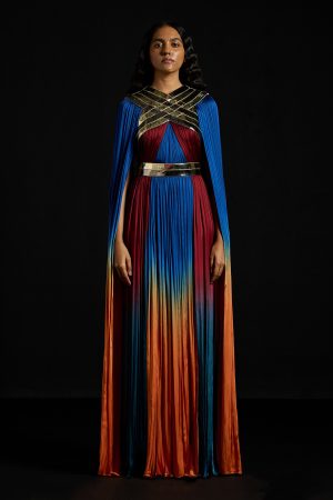 Multi Color Chiffon, Kaftan