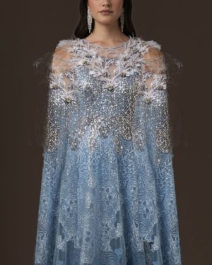 Alternative view of Blue Kaftan