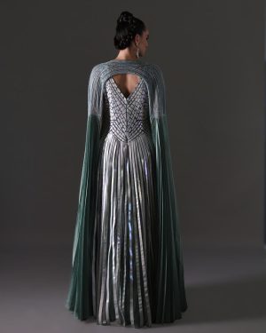 Alternative view of Silver Kaftan