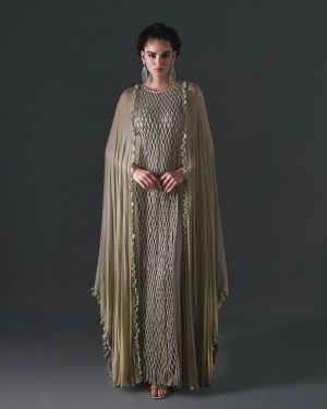 Gold Cape Kaftan