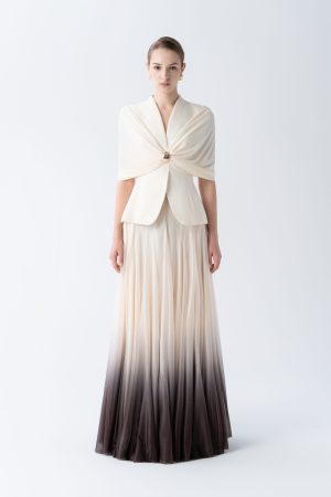 Alternative view of Halo Peplum Top