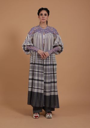 Grey/Purple Kaftan