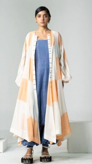 White/Orange Kaftan