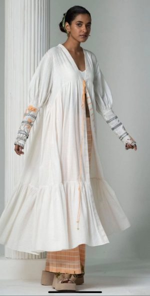 Long White Kaftan