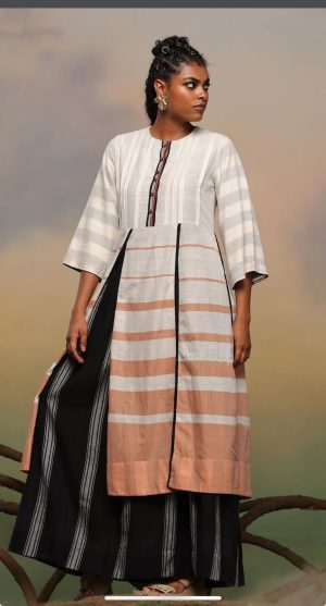 Striped set Kaftan