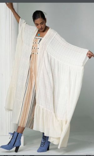 White/Beige Kaftan