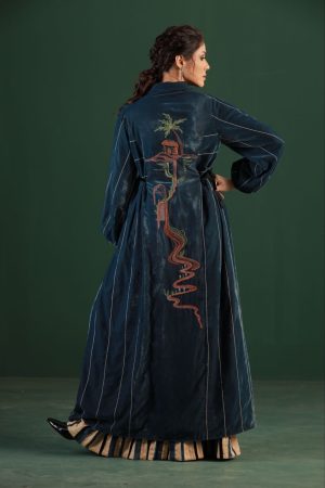 Alternative view of Blue Velvet Kaftan