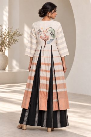 Alternative view of Striped Set Kaftan