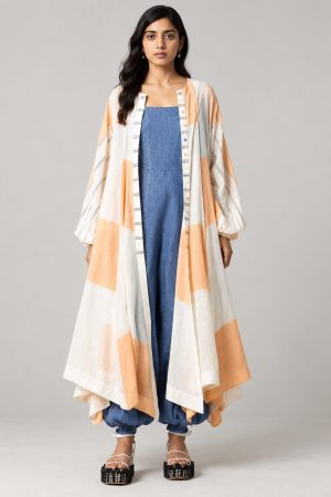 White/Orange Kaftan
