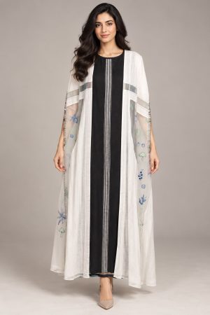 Black/White Kaftan