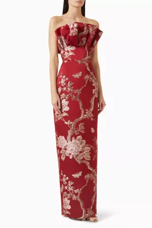 Noah in Brocade Gown