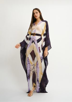 Alternative view of Multi Color Kaftan
