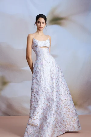 Alternative view of Jacinda Jacquard Gown
