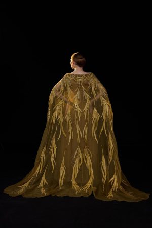 Alternative view of Golden Bronze Kaftan