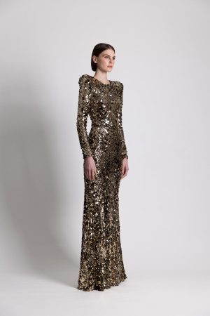 Alternative view of Gold Sequins Dress