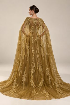 Alternative view of Golden Bronze Kaftan
