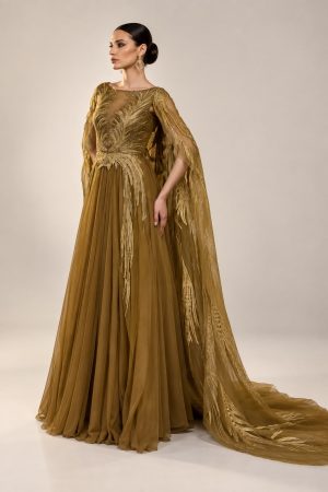 Golden Bronze Kaftan - Image 3