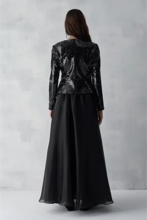 Alternative view of Sequin Blouse Skirt Organza Set