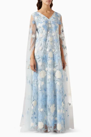 Georgette Blue Dress