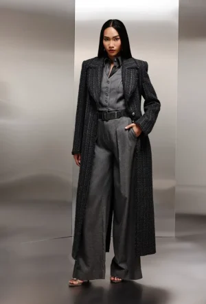 Monica Dark Grey Coat