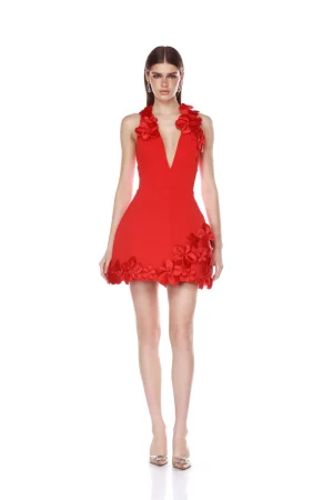 Alternative view of Estelle Red Mini Dress
