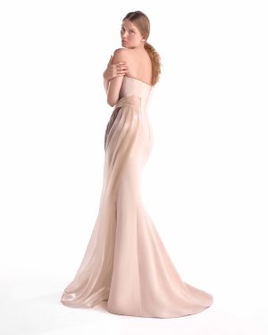 Alternative view of Sculpted Flow, Gown