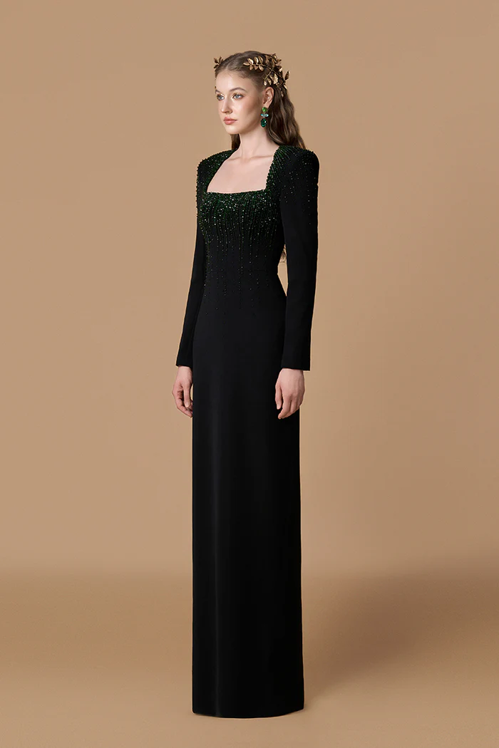 Black Crepe De Chine - Image 2