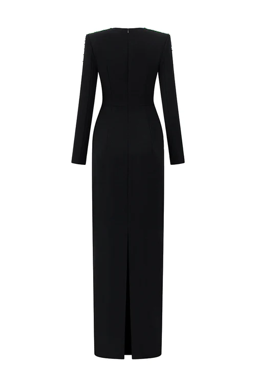 Black Crepe De Chine - Image 5