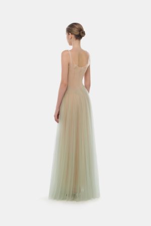 Mint Corset Tulle Dress - Image 4
