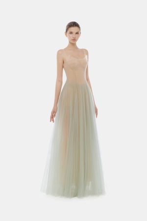 Alternative view of Mint Corset Tulle Dress