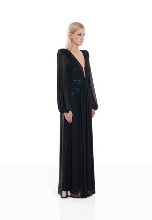 He Loved Her 2 pc Mesh Midnight Gown - Image 3